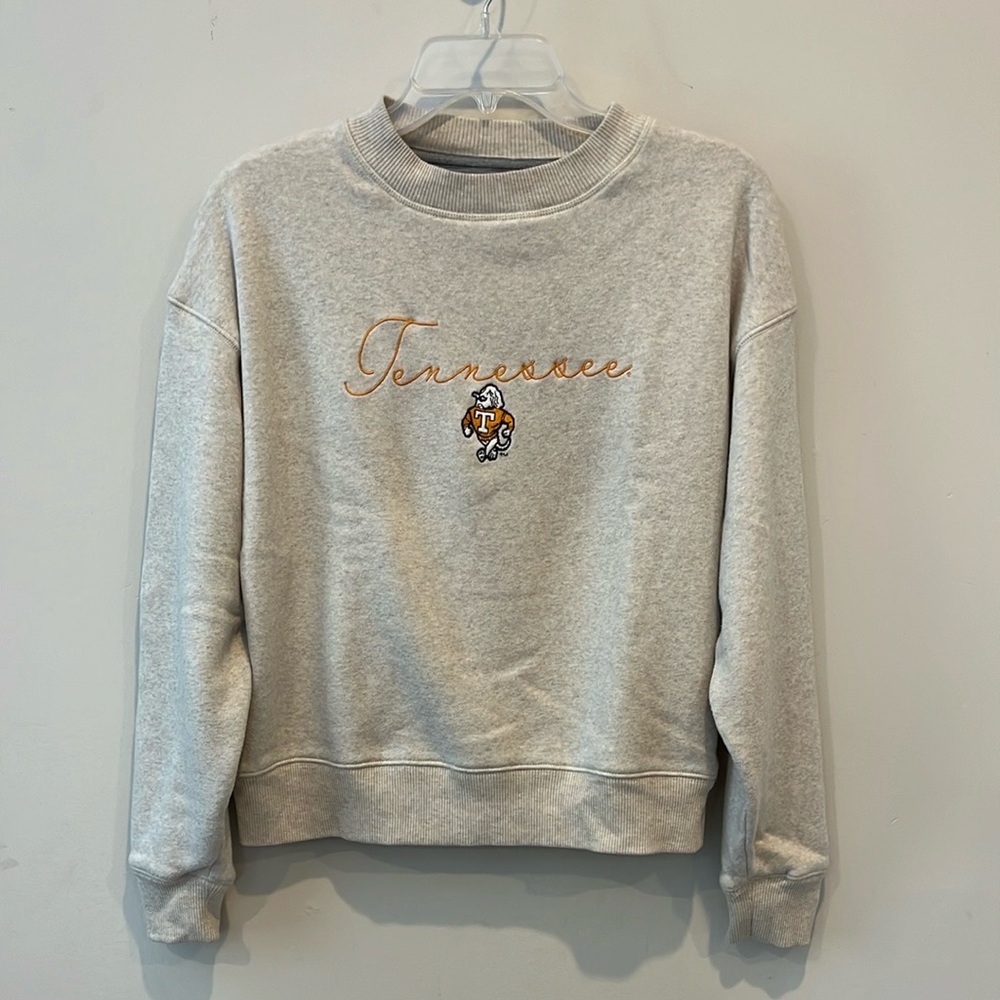 ThredUP: Champion UT University of Tennessee Heather Tan Embroidered Sweatshirt